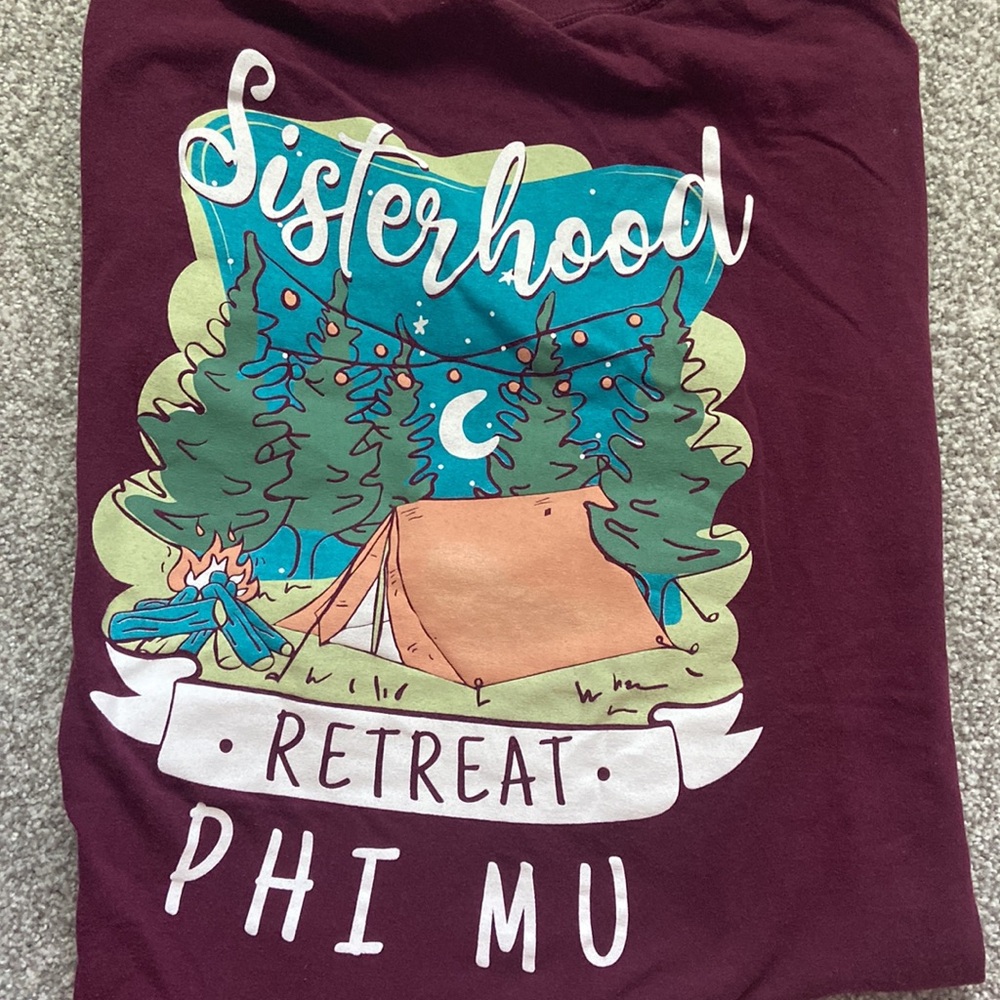 Phi Mu sorority tee